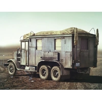 ICM 1/35 Krupp L3H163 Kfz.72 WWII German Radio Communication Truck Plastic Model Kit