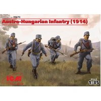 ICM 1/35 Austro-Hungarian Infantry (1914) (4 Figures) Plastic Model Kit
