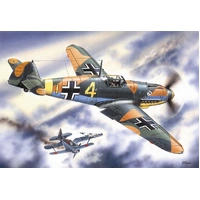 ICM 1/48 Messerschmitt Bf 109F-4 WWII German Fighter Plastic Model Kit