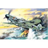 ICM 1/48 Messerschmitt Bf 109F-4/B WWII German Fighter-Bomber Plastic Model Kit