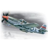 ICM 1/48 Mustang P-51C WWII American Fighter Plastic Model Kit