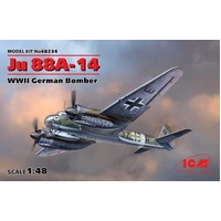 ICM 1/48 Ju 88A-14 WWII German Bomber Plastic Model Kit