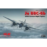 ICM 1/48 Ju 88?-6b WWII German Night Fighter Plastic Model Kit