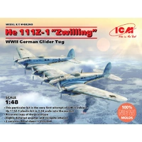 ICM 1/48 He 111Z-1 “Zwilling” WWII German Glider Tug Plastic Model Kit