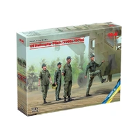 ICM 1/35 US Helicopter Pilots (1960s-1970s) Plastic Model Kit