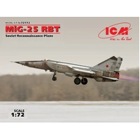 ICM 1/72 MiG-25 RBT Soviet Reconnaissance Plane Plastic Model Kit