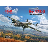 ICM 1/72 Do 17Z-2 WWII Finnish Bomber Plastic Model Kit