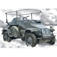 ICM 1/72 Sd.Kfz.223 German Radio Communication Vehicle Plastic Model Kit