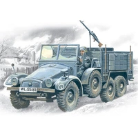 ICM 1/72 Krupp L2H143 Kfz.70 German Light Army Truck Plastic Model Kit