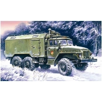 ICM 1/72 URAL-375A Command Vehicle Plastic Model Kit