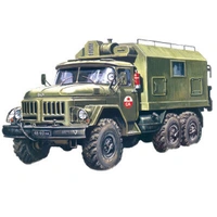 ICM 1/72 ZiL-131 Command Vehicle Plastic Model Kit