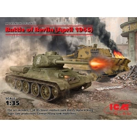 ICM 1/35 Battle of Berlin (April 1945) Plastic Model Kit Diorama Set