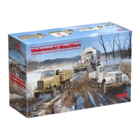 ICM 1/35 Wehrmacht Maultiers Plastic Model Kit Diorama Set