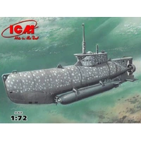ICM 1/72 U-Boat Type XXVIIB 'Seehund' (Early) WWII German Midget Submarine Plastic Model Kit