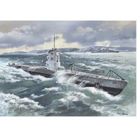 ICM 1/144 U-Boat Type IIB (1939) German Submarine Plastic Model Kit