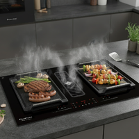 Kleenmaid 90cm Induction Cooktop With Integrated Air Extraction System ICTFX9042