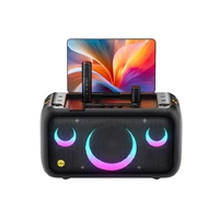 Ikarao Break X1 Portable 800W Karaoke Machine with 13.3 Lyrics Display