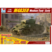 I Love Kit 1/16 M4A3E8 Medium Tank - Early Plastic Model Kit [61619]