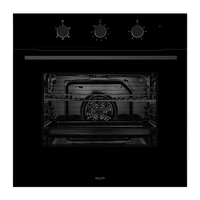 InAlto Oven Built-In 600mm Fan Forced 5 Function M/Minder Timer Black IO605MB