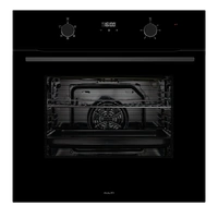 InAlto Oven Built-In 600mm Fan Forced 5 Function TC Timer Black IO605TB