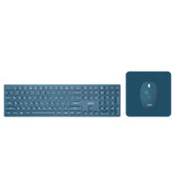 Crest 3 in 1 Wireless Keyboard Combo - Blue Steel ITB11413