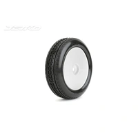 Jetko 1/10 Buggy 2WD Front-J-13/Dish/White Rim/Medium Soft/Glued