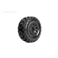 Jetko 1/10 SC EX-RAPTOR/Claw Rim/Black/Medium Soft/Glued/Belted