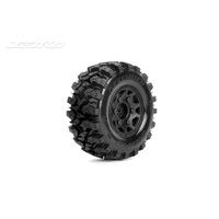 Jetko 1/10 SC EX-DEFENDER/Claw Rim/Black/Medium Soft/Glued/Belted