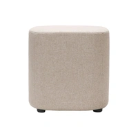 Kali Square Ottoman - Stone Fabric Upholstery KALI4545-ST102