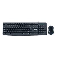 Laser Wired Office Keyboard Mouse Combo KBX-KMC25-154