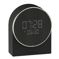 Kreafunk Ivy Alarm Clock W/ Bluetooth Speaker - Black