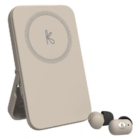Kreafunk Tocharge Go Powerbank + Earbuds - Ivory Sand