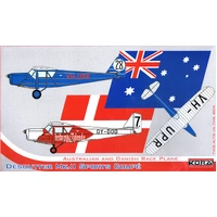 Kora Models 1/72 Desoutter Mk.II Sports Coupe Plastic Model Kit*Aust Decals*
