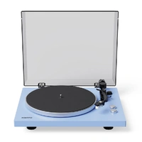 Kanto OBI3 (2nd Gen) Turntable with Bluetooth 5.3, Preamp, and Pitch Control - Matte Ice Blue