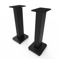 Kanto SX26 26" Tall Fillable Speaker Stands with Isolation Feet - Pair, Black