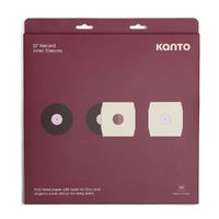 Kanto TT-IS20 Poly-Lined Paper Inner Sleeves for 12" Vinyl Records — 20 Pack