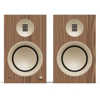 Kanto TUK (2nd Gen) Grand 320 W Premium Powered Speaker System with Bluetooth 5.4, Dual RCA and USB-C Inputs, Matte Walnut w/ Rose Gold