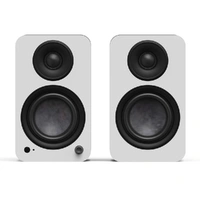 Kanto YU4 (2nd Gen) 160 W Powered Bookshelf Speaker with Bluetooth 5.3, Built-in Phono Preamp, USB-C and Optical Inputs - Matte White