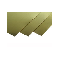 K&S Brass Sheet 0.015 x 4 x 10" (6 Packs of 1)