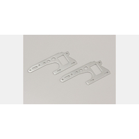 Kyosho Front Side Plate Silver 2pcs (Optima)