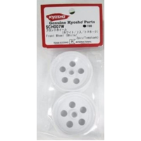 Kyosho Front Wheel (White/2pcs/Tomahawk)