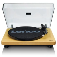 Lenco Turntable with USB/PC Encoding - Wood