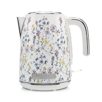 Laura Ashley 1.7L Jug Electric Kettle Stainless Steel Wild Meadow LAJK17WM