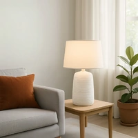 Urban Style Ilum Lamp Keira White 200x200x390mm LAMPC006WH