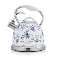  VQ LAURA ASHLEY 2.5L STOVE TOP KETTLE -  CHINA ROSE 