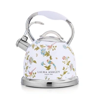  VQ LAURA ASHLEY 2.5L STOVE TOP KETTLE -  ELVEDEN WHITE 