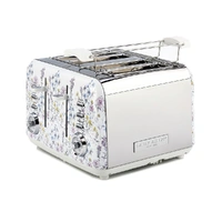 Laura Ashley Stainless Steel 4 Slice Toaster Wild Meadow LAT4WM