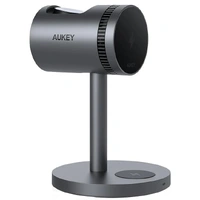 Samsung AUKEY MagFusion 3-in-1 Charger - Qi2 with Active Cooling Grey LC-MC311A