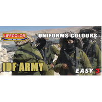 Lifecolor Uniforms Colours IDF Army Acrylic Paint Set