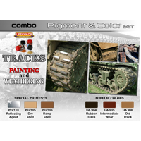 Lifecolor Rusty Pigment And Colour Combo Acrylic Paint Set
